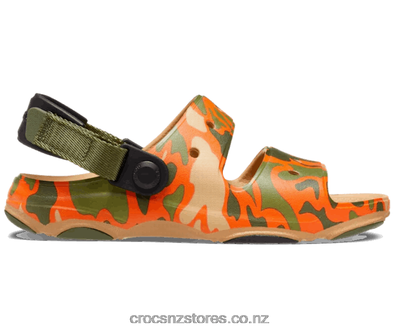 KidsClassic All-Terrain Camo Sandal Crocs Tan/Multi 2000P1639
