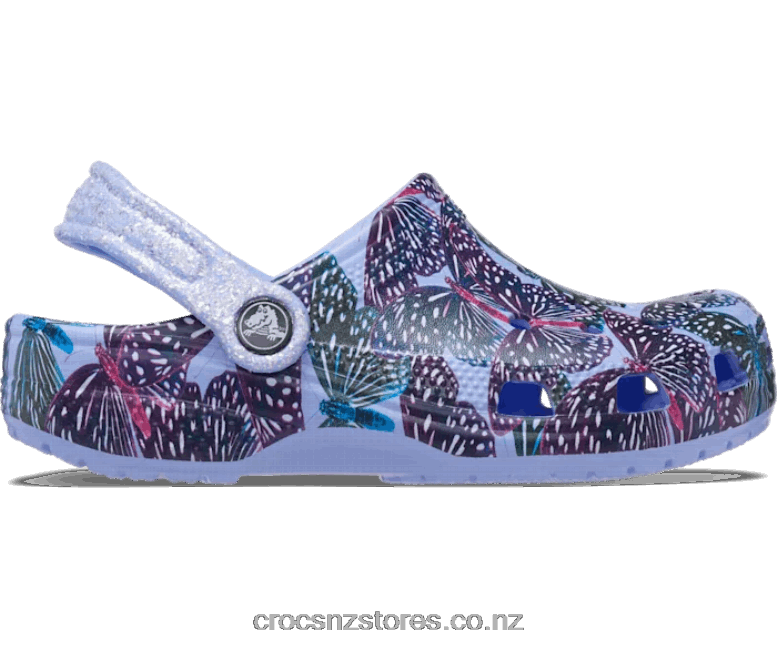 KidsClassic Butterfly Clog Crocs Moon Jelly/Multi 2000P1616