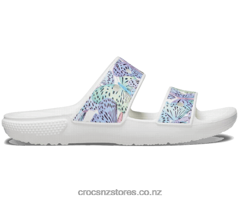 KidsClassic Butterfly Sandal Crocs White/Multi 2000P1628