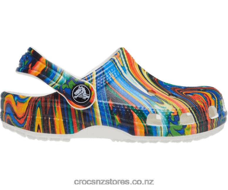 KidsClassic Out Of This World Ii Clog Crocs Bright Cobalt/White 2000P1535