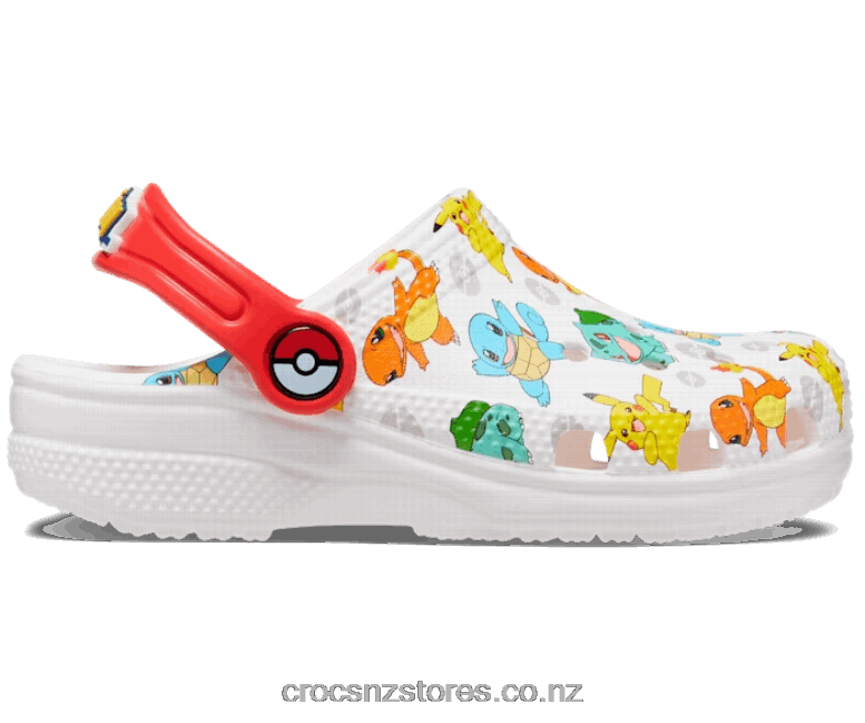 KidsClassic Pokemon Clog Crocs White/Multi 2000P1536