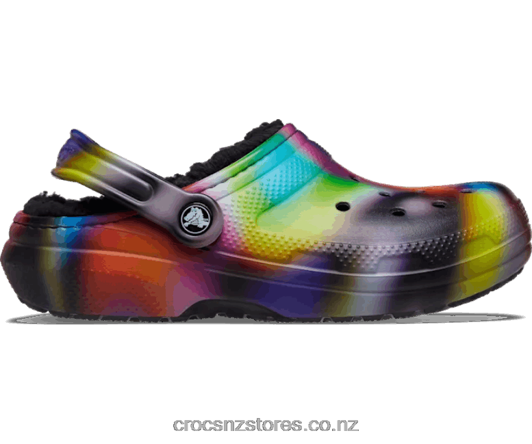 MenClassic Lined Solarized Clog Crocs Black/Multi 2000P1298