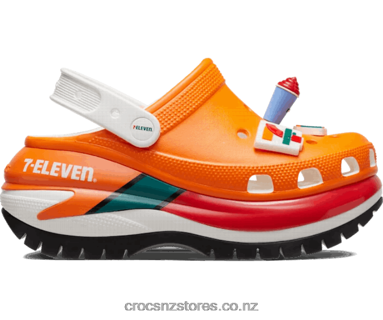 Women7-Eleven X Crocs Mega Crush ClogOrange (Coral) 2000P167
