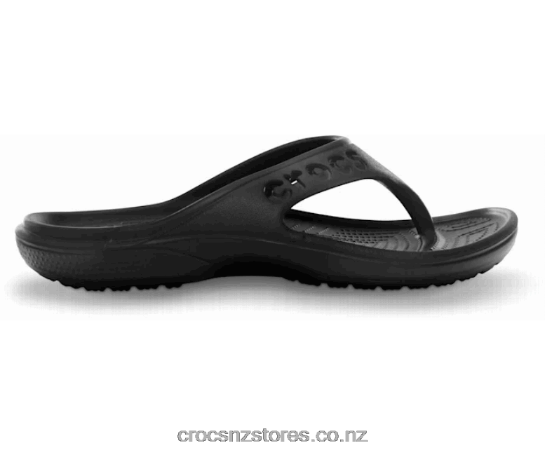 WomenBaya Flip Crocs Black 2000P493