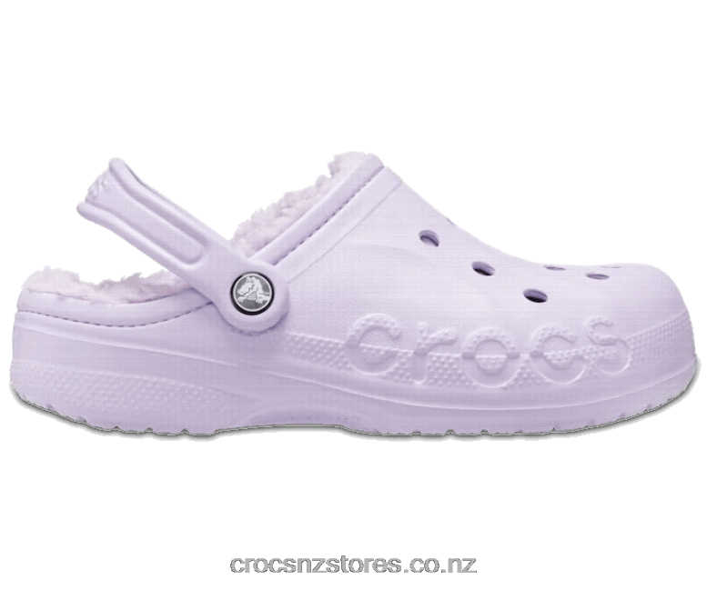 WomenBaya Lined Clog Crocs Lavender 2000P236