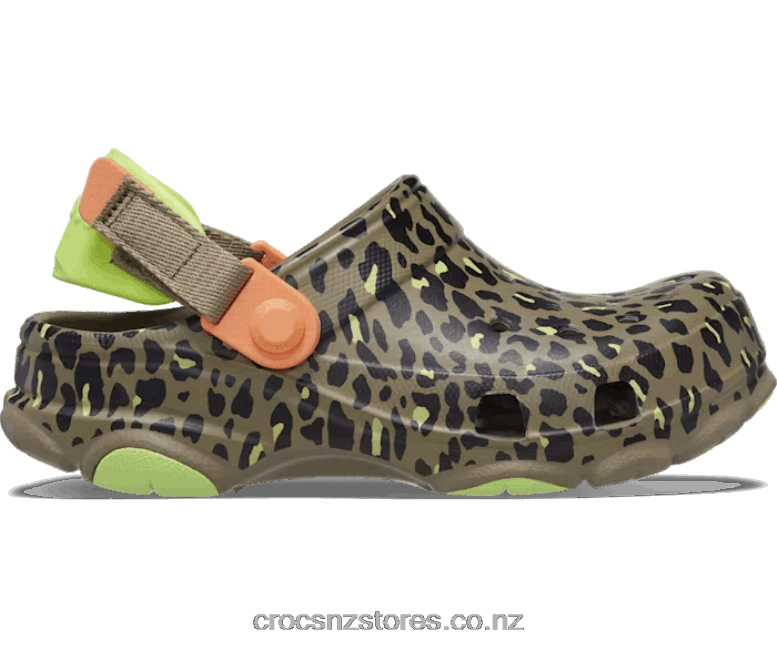KidsAll-Terrain Far Out Clog Crocs Khaki/Multi 2000P1531