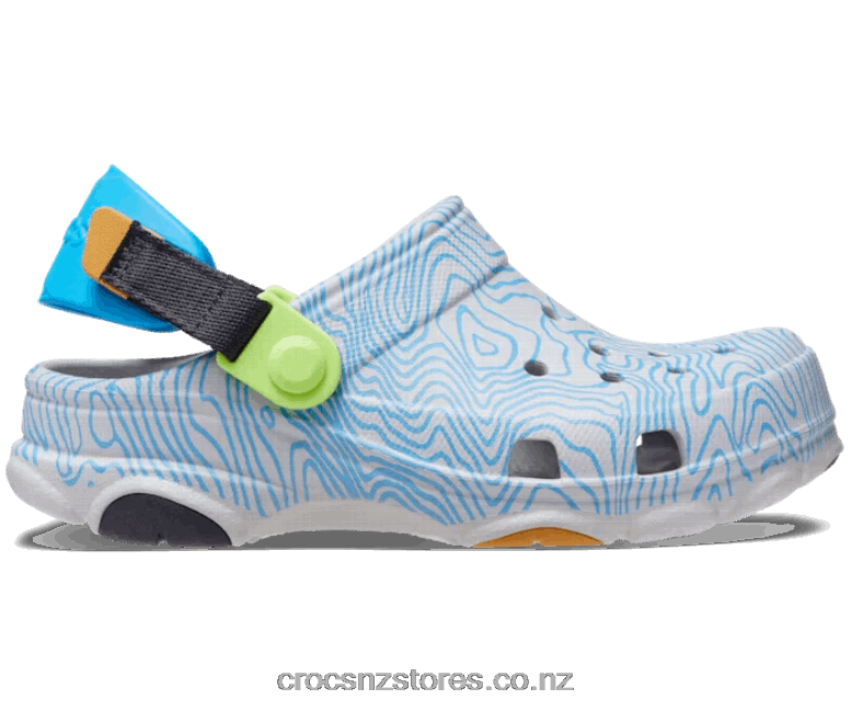 KidsAll-Terrain Topographic Clog Crocs Atmosphere/Multi 2000P1493